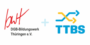Förderzusammenarbeit von TTBS Thüringen und DGB-Bildungswerk, nachhaltige Weiterbildung in Thüringen.