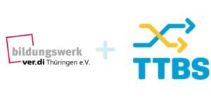 Bild zeigt Logos von bildungswerk.ver.de Thüringen und TTBS Thüringen.